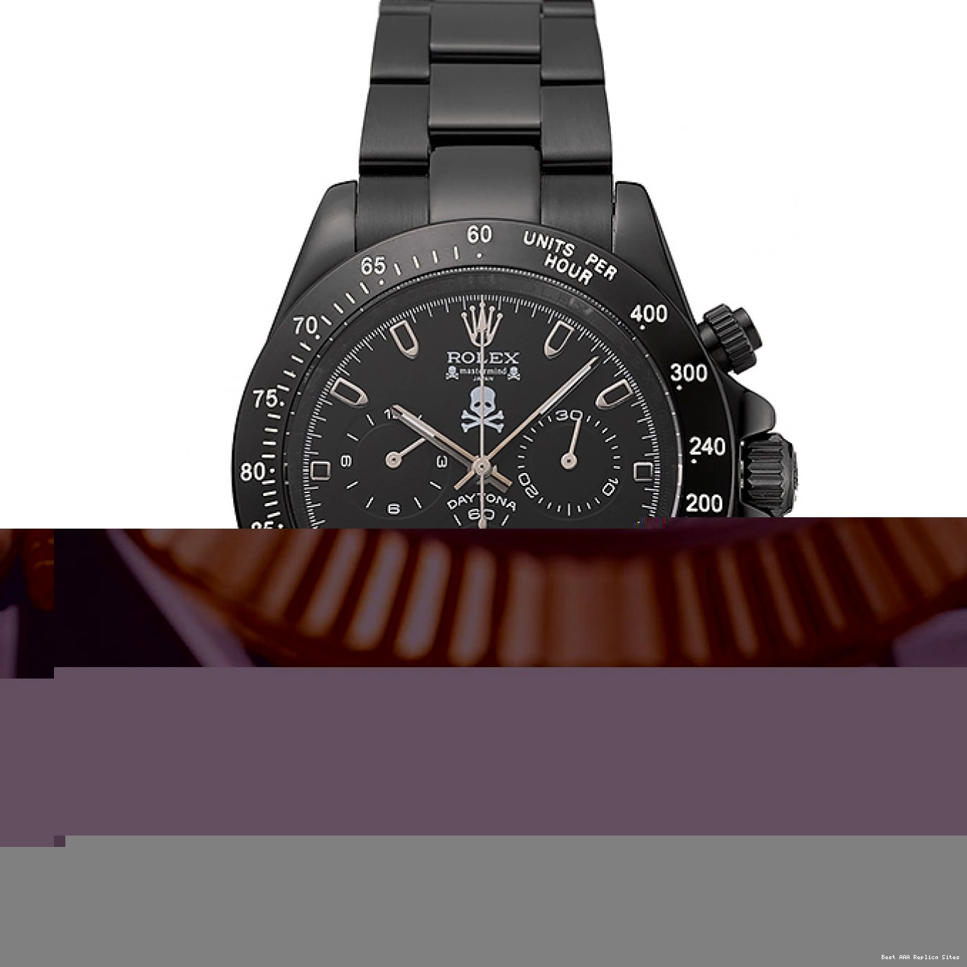 Best AAA Replica Sites Daytona Japan 1454023 Rolex Black Mastermind 0729